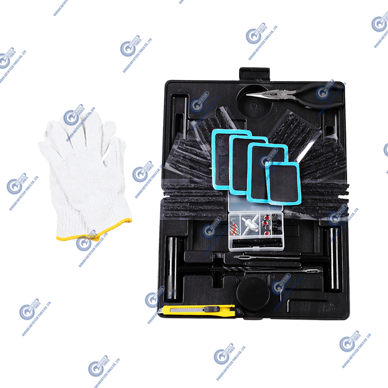 TRK-002HD 62 টুকরা জরুরী টায়ার মেরামত কিট